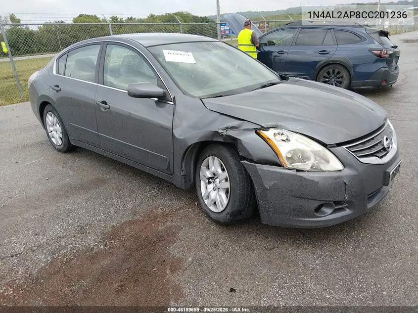 NISSAN ALTIMA 2012, VIN 1N4AL2AP8CC201236