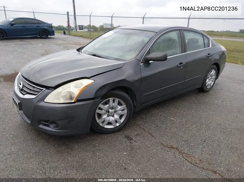 2012 NISSAN ALTIMA VIN 1N4AL2AP8CC201236 — фото 2