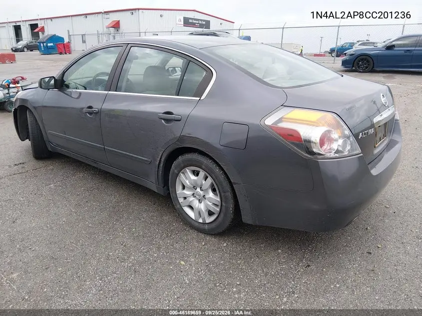 2012 NISSAN ALTIMA VIN 1N4AL2AP8CC201236 — фото 3