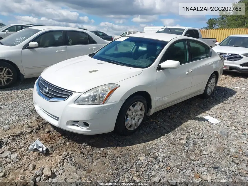 2012 NISSAN ALTIMA VIN 1N4AL2AP2CC202768 — фото 2