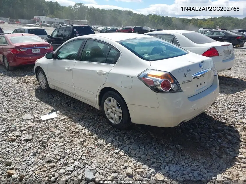 2012 NISSAN ALTIMA VIN 1N4AL2AP2CC202768 — фото 3
