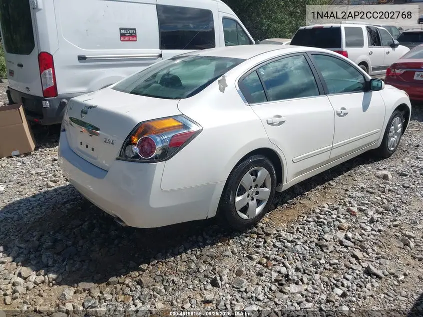 2012 NISSAN ALTIMA VIN 1N4AL2AP2CC202768 — фото 4