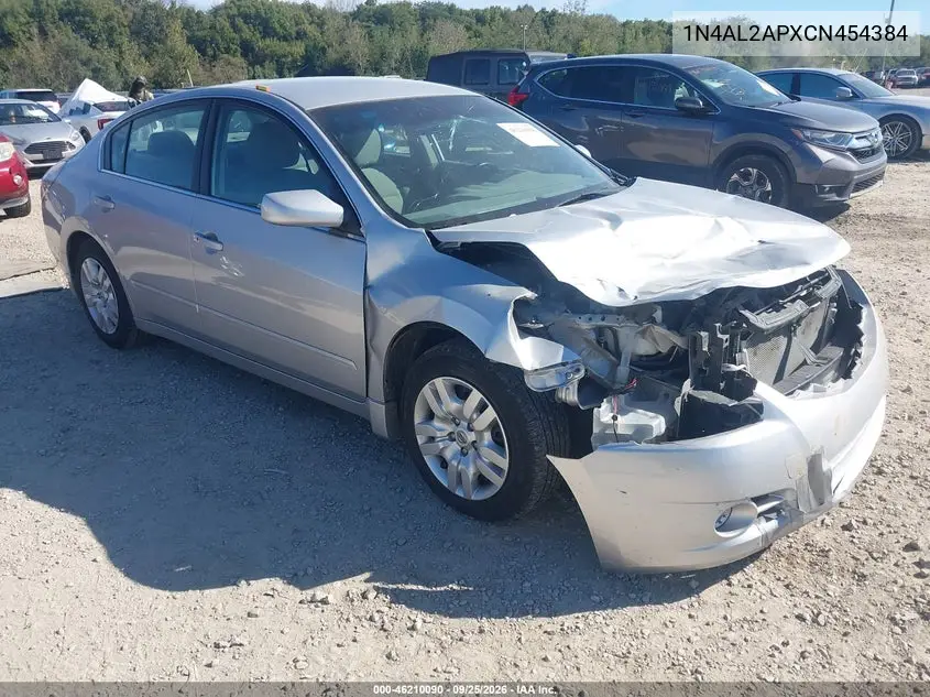 NISSAN ALTIMA 2012, VIN 1N4AL2APXCN454384