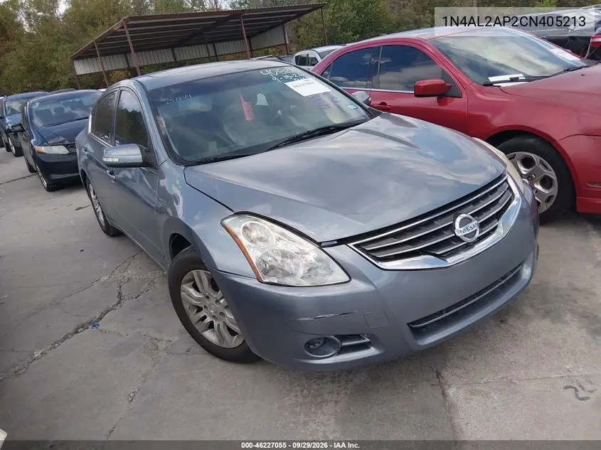 NISSAN ALTIMA 2012, VIN 1N4AL2AP2CN405213