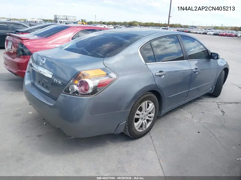 2012 NISSAN ALTIMA VIN 1N4AL2AP2CN405213 — фото 4