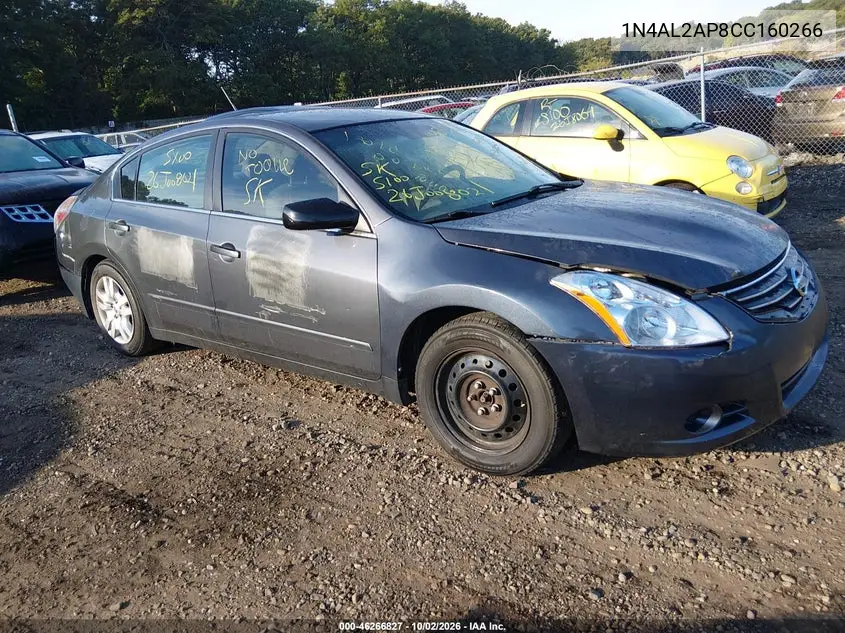 NISSAN ALTIMA 2012, VIN 1N4AL2AP8CC160266