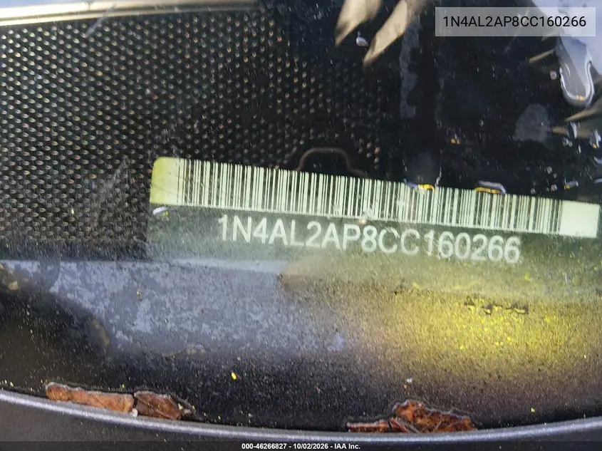 2012 NISSAN ALTIMA VIN 1N4AL2AP8CC160266 — фото 11