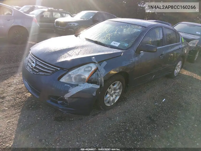 2012 NISSAN ALTIMA VIN 1N4AL2AP8CC160266 — фото 2
