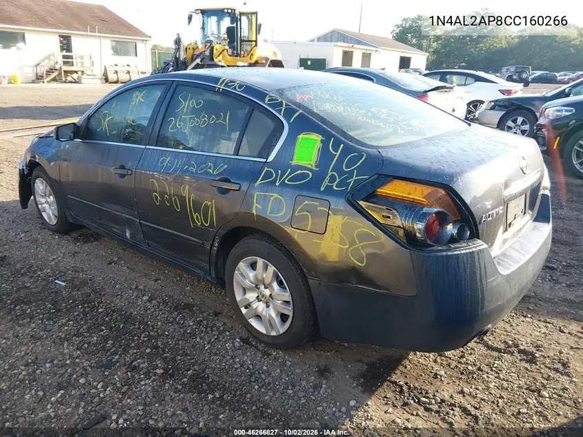2012 NISSAN ALTIMA VIN 1N4AL2AP8CC160266 — фото 3