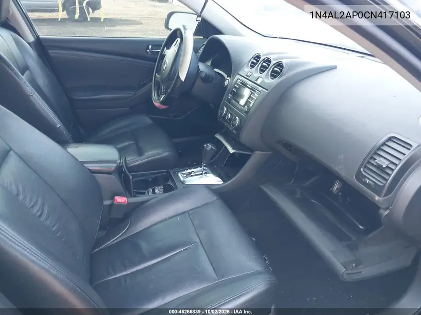 2012 NISSAN ALTIMA VIN 1N4AL2AP0CN417103 — фото 5