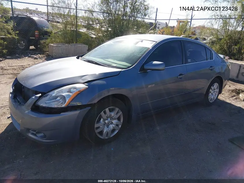 2012 NISSAN ALTIMA VIN 1N4AL2APXCC123428 — фото 2