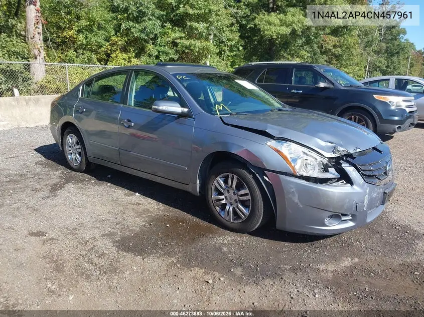 NISSAN ALTIMA 2012, VIN 1N4AL2AP4CN457961