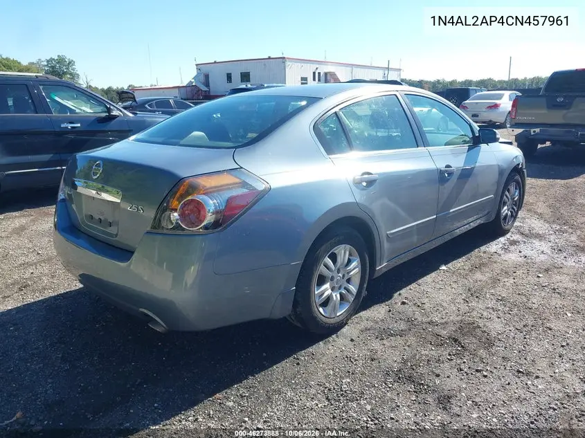 2012 NISSAN ALTIMA VIN 1N4AL2AP4CN457961 — фото 4