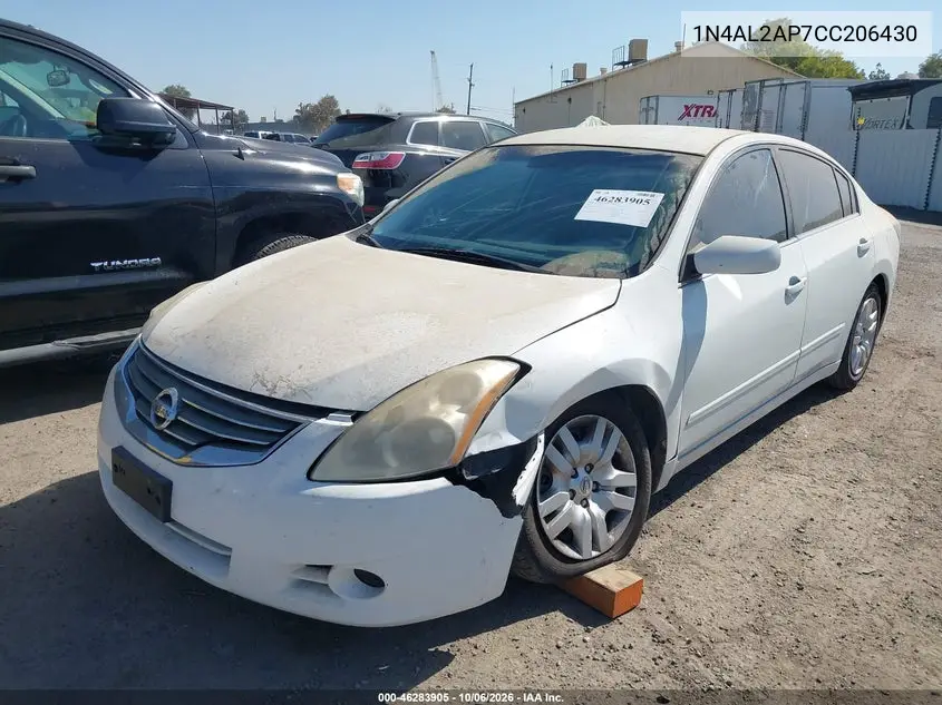 2012 NISSAN ALTIMA VIN 1N4AL2AP7CC206430 — фото 2