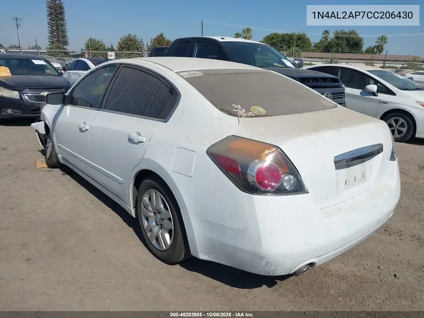 2012 NISSAN ALTIMA VIN 1N4AL2AP7CC206430 — фото 3