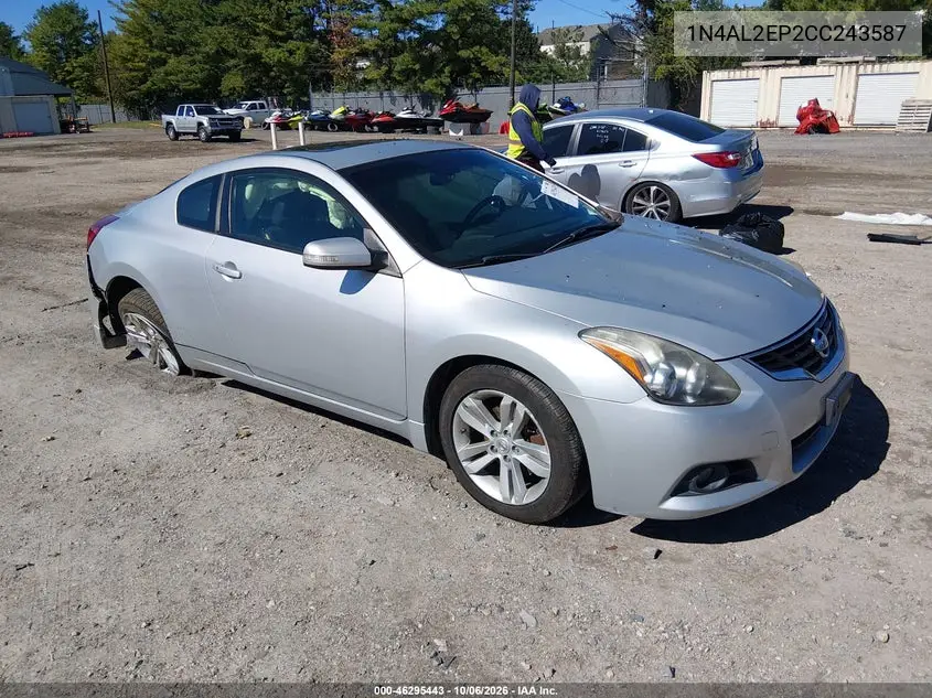 NISSAN ALTIMA 2012, VIN 1N4AL2EP2CC243587