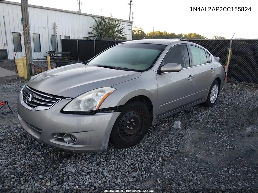 2012 NISSAN ALTIMA VIN 1N4AL2AP2CC155824 — фото 2