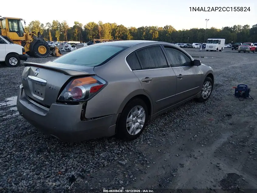 2012 NISSAN ALTIMA VIN 1N4AL2AP2CC155824 — фото 4