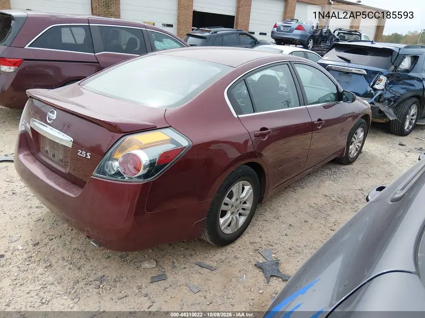 2012 NISSAN ALTIMA VIN 1N4AL2AP5CC185593 — фото 4