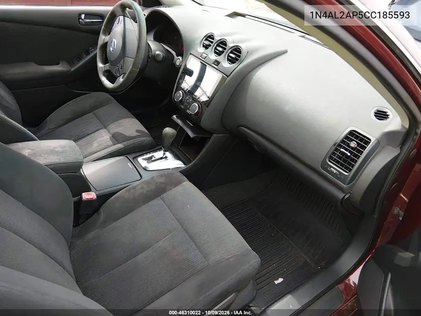 2012 NISSAN ALTIMA VIN 1N4AL2AP5CC185593 — фото 5