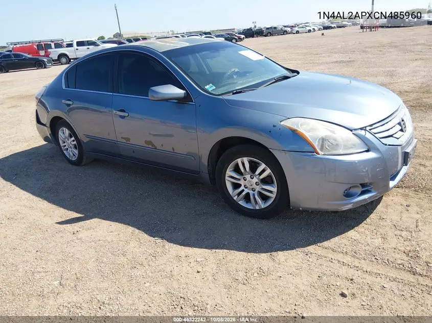 NISSAN ALTIMA 2012, VIN 1N4AL2APXCN485960