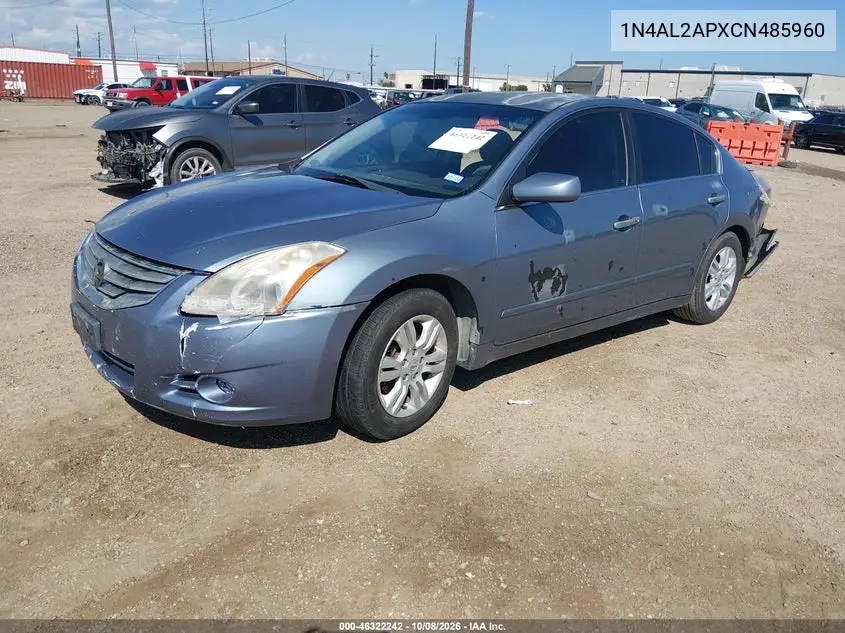 2012 NISSAN ALTIMA VIN 1N4AL2APXCN485960 — фото 2
