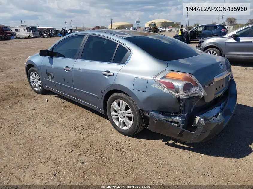 2012 NISSAN ALTIMA VIN 1N4AL2APXCN485960 — фото 3