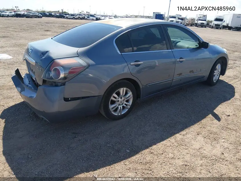 2012 NISSAN ALTIMA VIN 1N4AL2APXCN485960 — фото 4