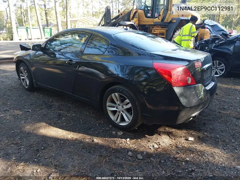 2012 NISSAN ALTIMA VIN 1N4AL2EP9CC112981 — фото 3