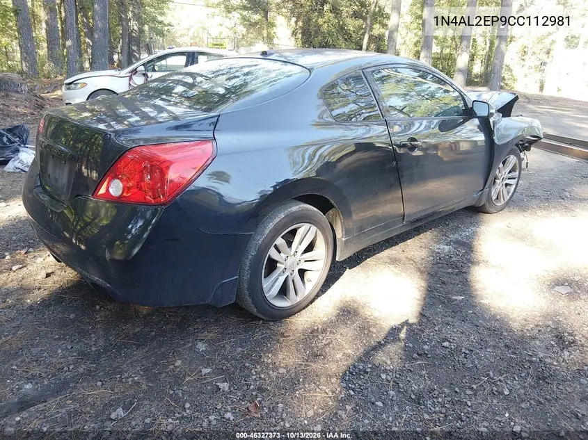 2012 NISSAN ALTIMA VIN 1N4AL2EP9CC112981 — фото 4
