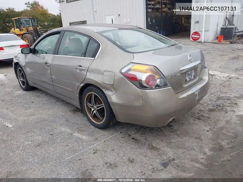 2012 NISSAN ALTIMA VIN 1N4AL2AP6CC107131 — фото 3