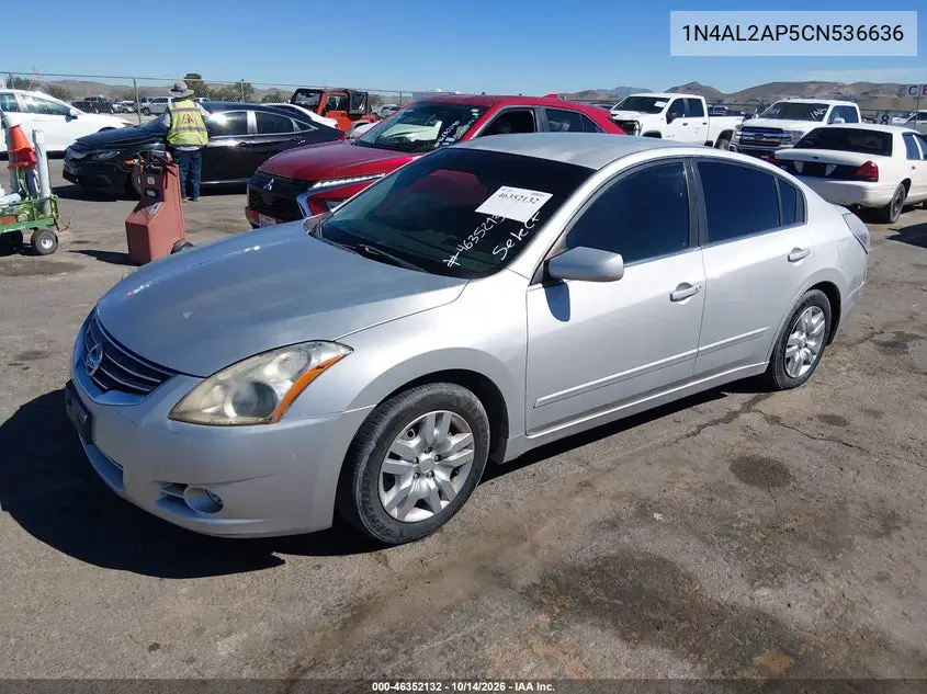 2012 NISSAN ALTIMA VIN 1N4AL2AP5CN536636 — фото 2