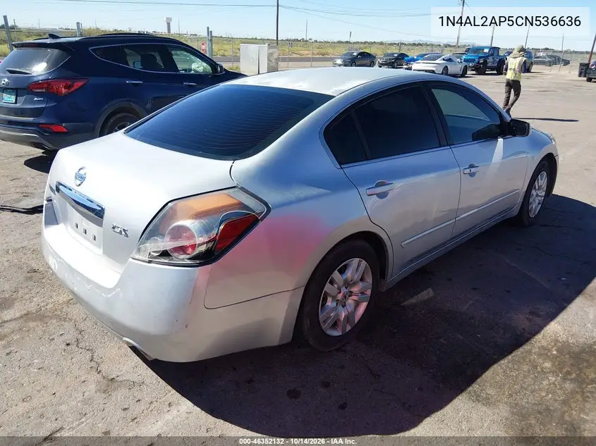 2012 NISSAN ALTIMA VIN 1N4AL2AP5CN536636 — фото 4