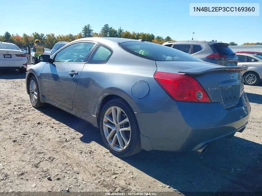 2012 NISSAN ALTIMA VIN 1N4BL2EP3CC169360 — фото 3