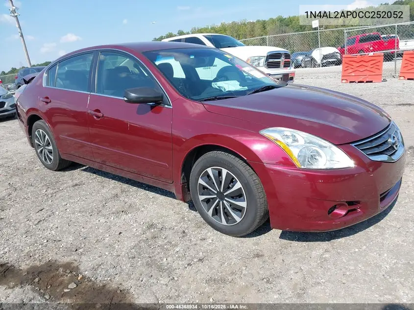 NISSAN ALTIMA 2012, VIN 1N4AL2AP0CC252052
