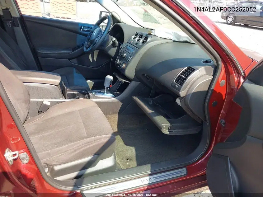 2012 NISSAN ALTIMA VIN 1N4AL2AP0CC252052 — фото 5
