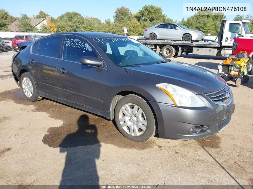 NISSAN ALTIMA 2012, VIN 1N4AL2AP8CN476108