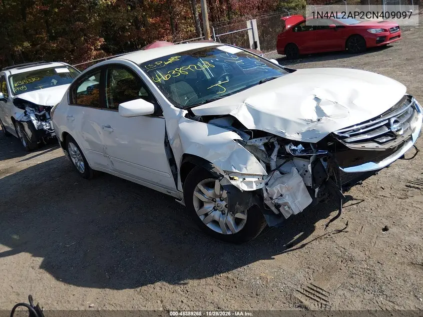 NISSAN ALTIMA 2012, VIN 1N4AL2AP2CN409097