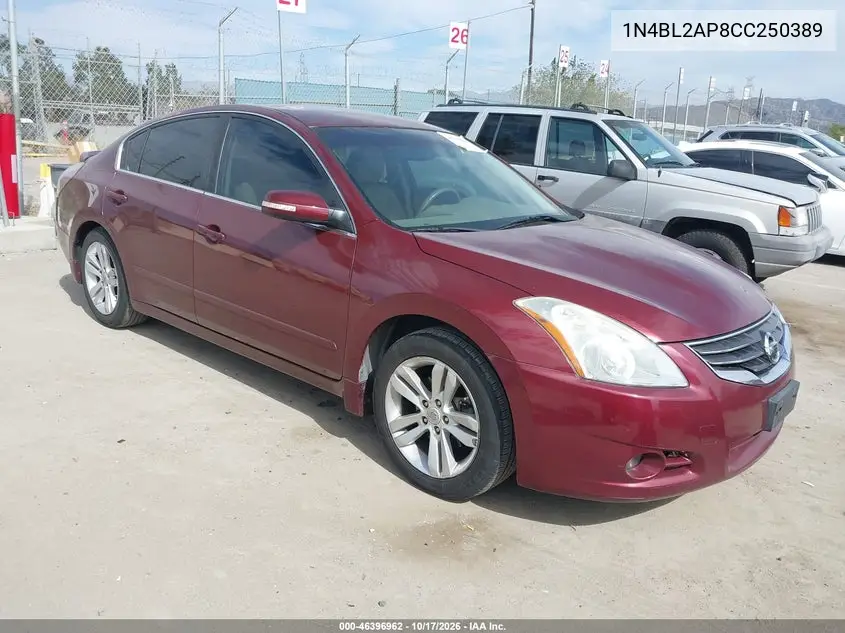 NISSAN ALTIMA 2012, VIN 1N4BL2AP8CC250389