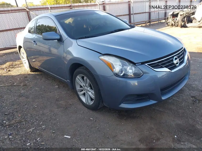 NISSAN ALTIMA 2012, VIN 1N4AL2EP3CC238379