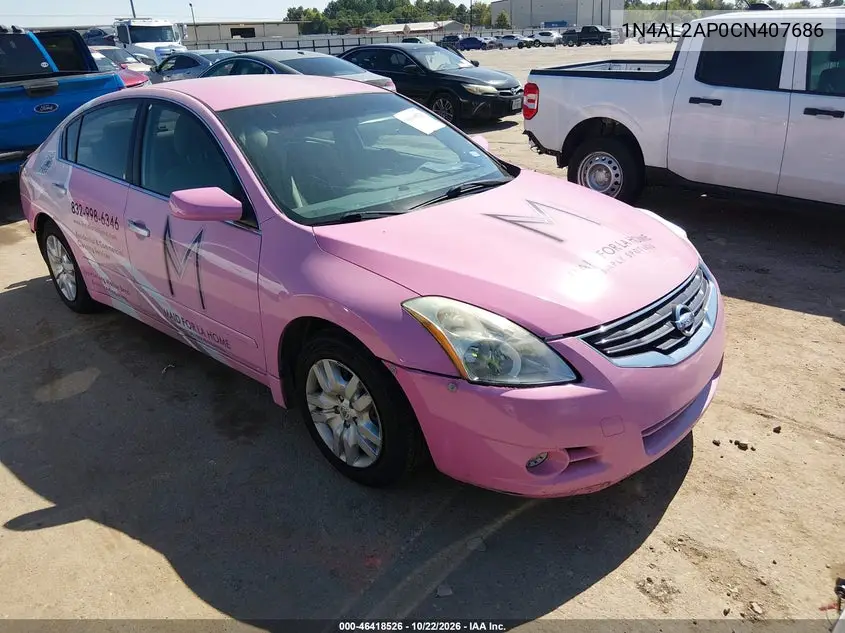NISSAN ALTIMA 2012, VIN 1N4AL2AP0CN407686