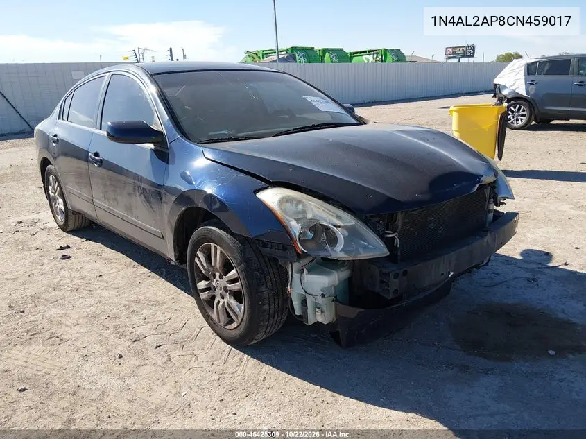 NISSAN ALTIMA 2012, VIN 1N4AL2AP8CN459017
