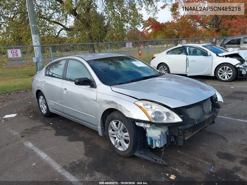 NISSAN ALTIMA 2012, VIN 1N4AL2AP5CN485218