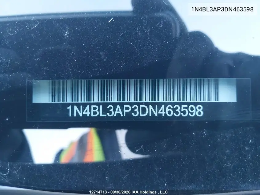 2013 NISSAN ALTIMA VIN 1N4BL3AP3DN463598 — фото 19