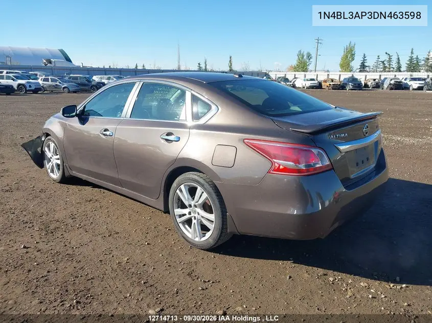 2013 NISSAN ALTIMA VIN 1N4BL3AP3DN463598 — фото 3