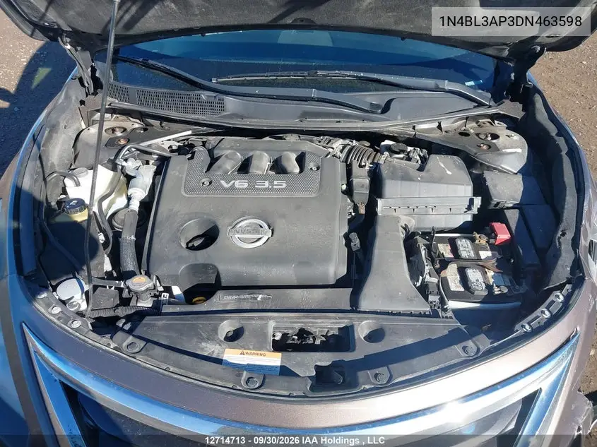 2013 NISSAN ALTIMA VIN 1N4BL3AP3DN463598 — фото 9