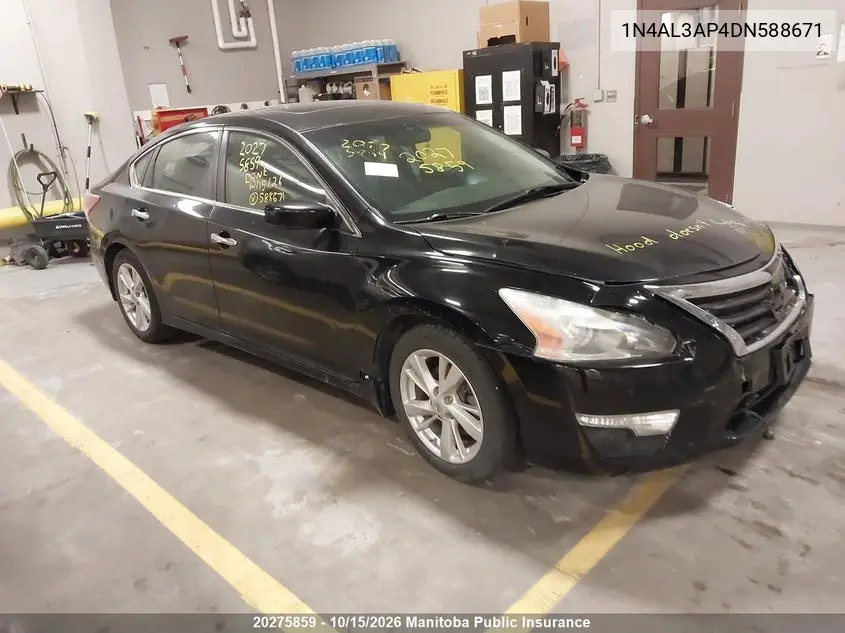 NISSAN ALTIMA 2013, VIN 1N4AL3AP4DN588671
