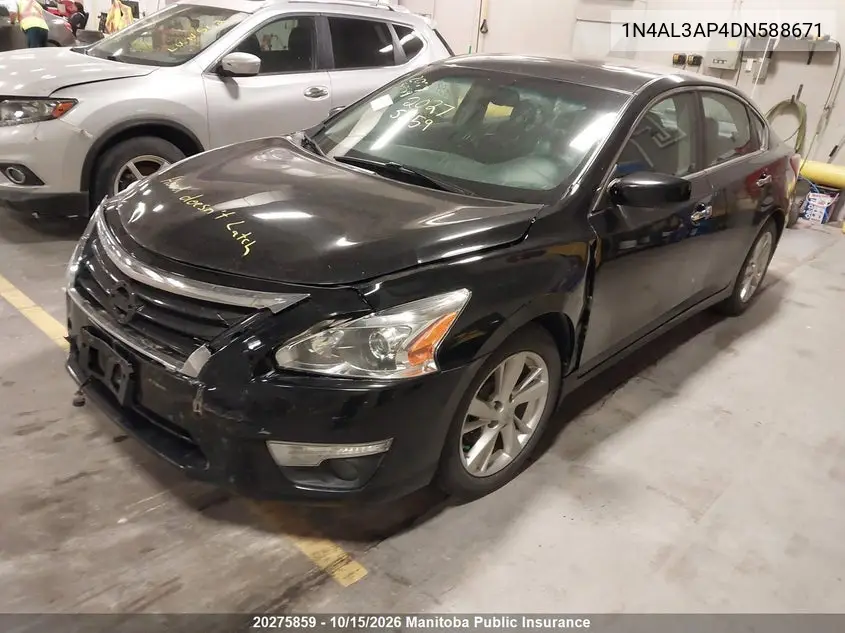 2013 NISSAN ALTIMA VIN 1N4AL3AP4DN588671 — фото 2