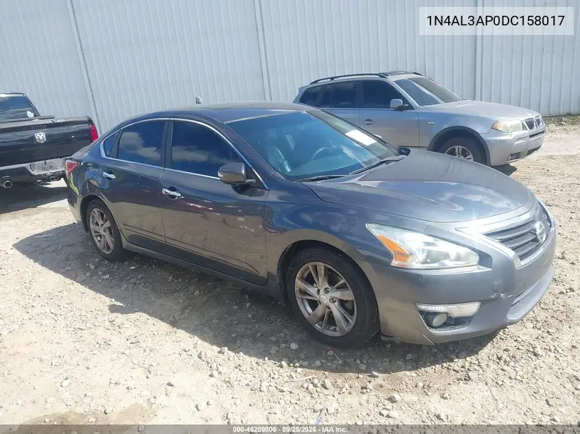 NISSAN ALTIMA 2013, VIN 1N4AL3AP0DC158017