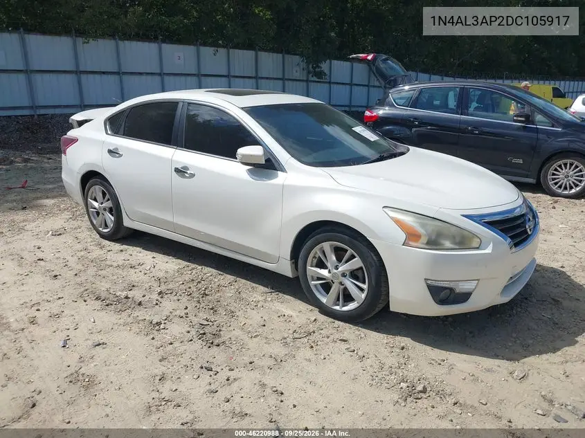 NISSAN ALTIMA 2013, VIN 1N4AL3AP2DC105917